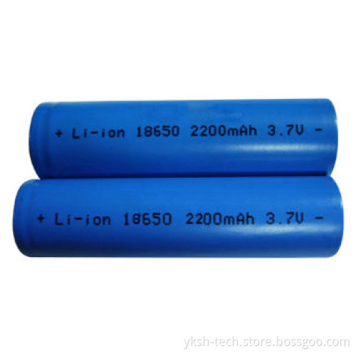 ICR18650 High-capacity Cylindrical Li-ion Batteries with 3.7V/2,200mAh, for LaptopsNew
